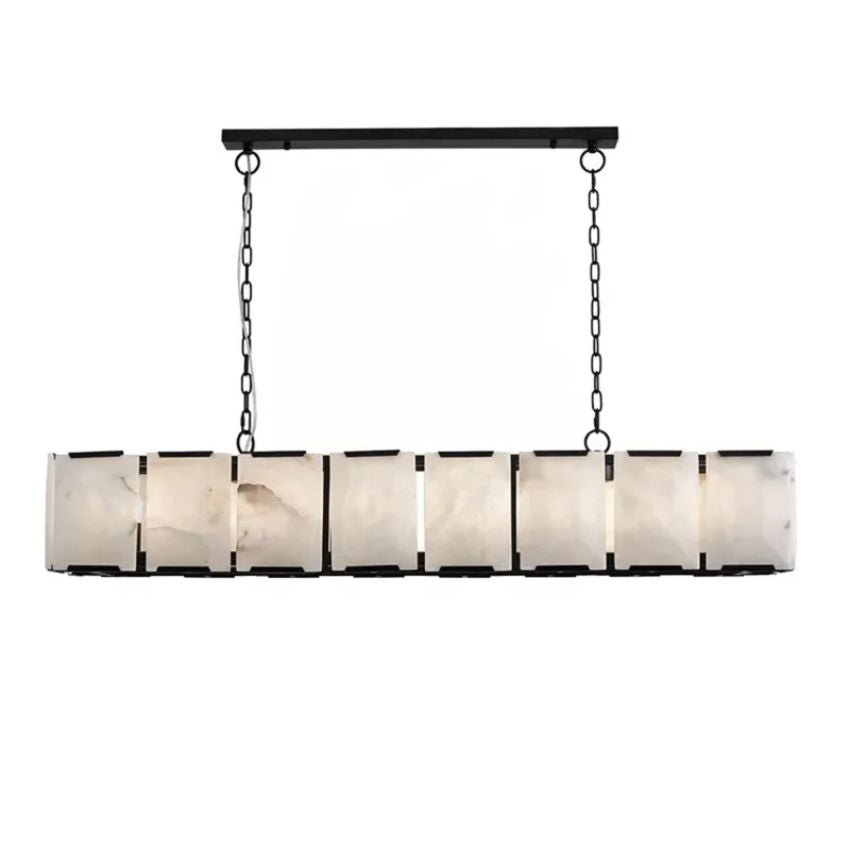 Galisa Alabaster Rectangle Chandelier