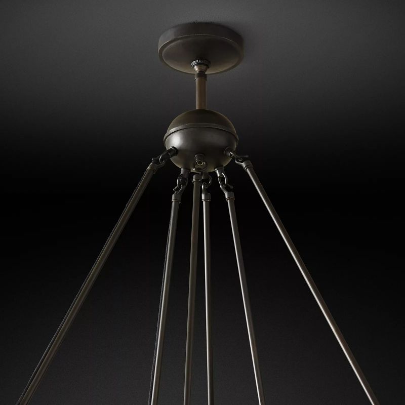 Pablo 3-Tier Round Chandelier 48"