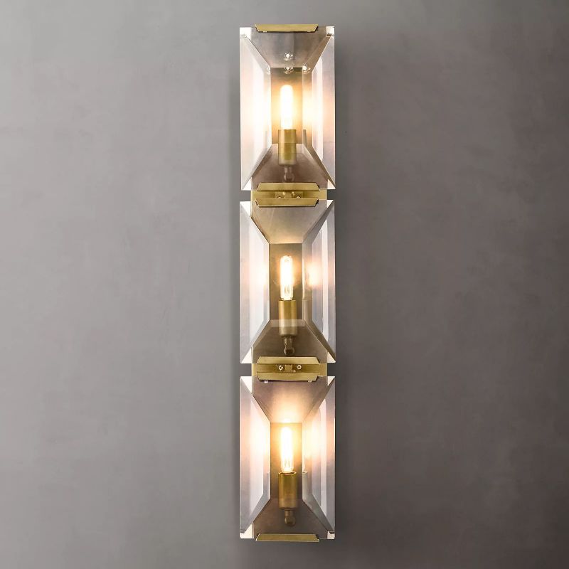 Paula Crystal Triple Wall Sconce