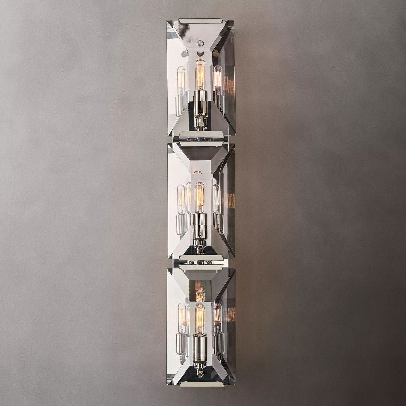 Paula Crystal Triple Wall Sconce