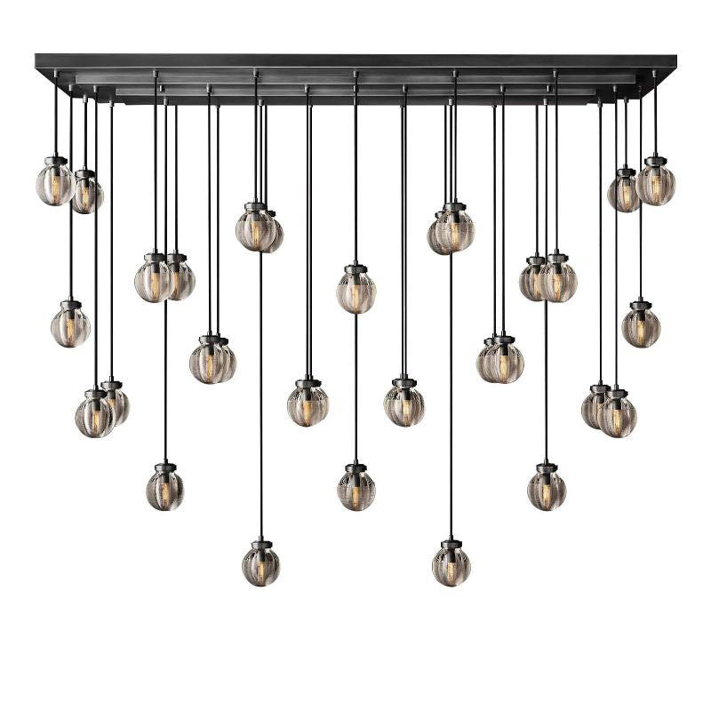 Popular Pearl Ball Linear Chandelier 72"