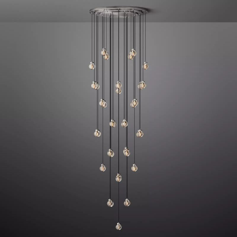 Popular Pearl Ball Round Chandelier 48"