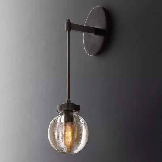 Popular Pearl Glass Ball Single-Head Wall Sconce(Rod)