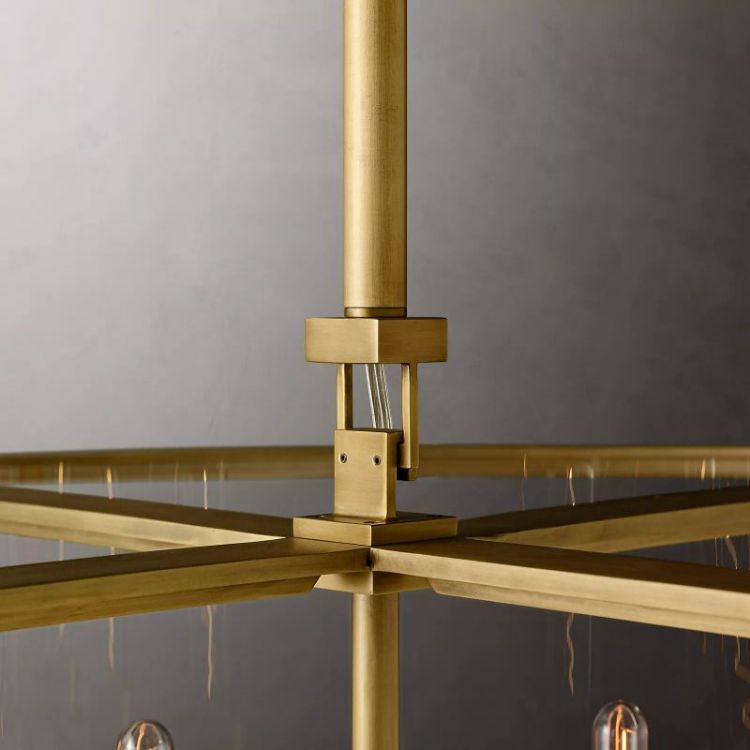 Randy Vintage Round Chandelier 55"