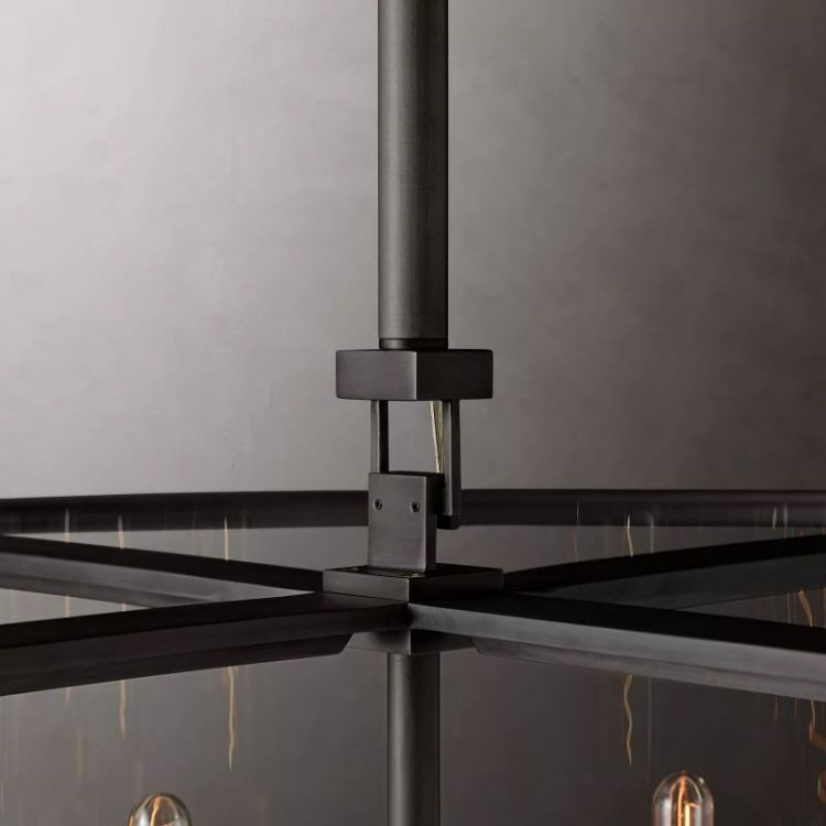 Randy Vintage Round Chandelier 55"