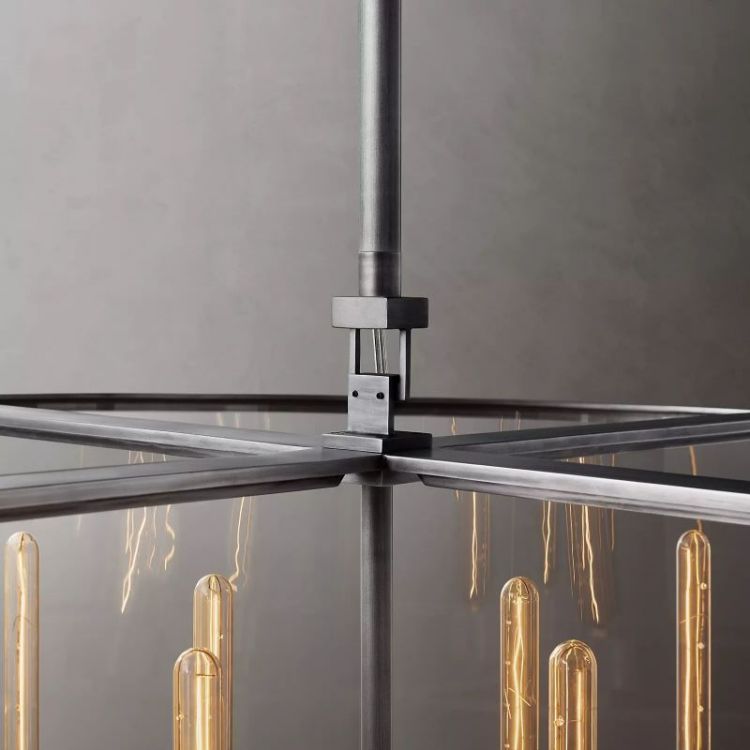 Randy Vintage Round Chandelier 55"