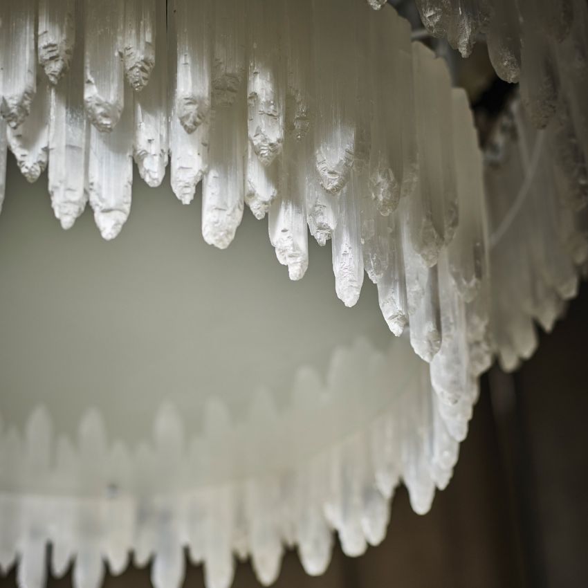 Shahida Selenite Round Chandelier