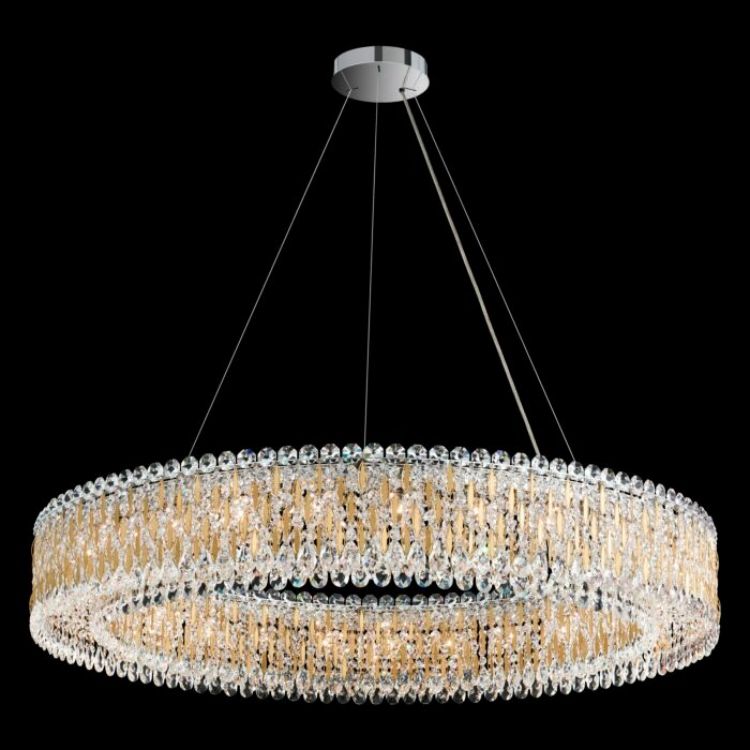 Sarelado Crystal Round Chandelier For Living Room(Customized)