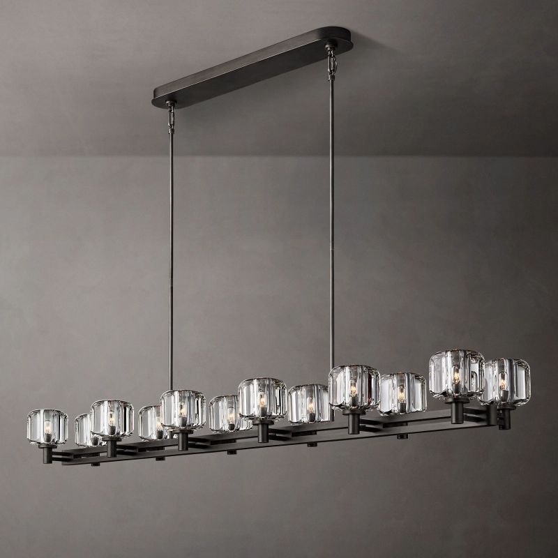 Gindy Crystal Linear Chandelier