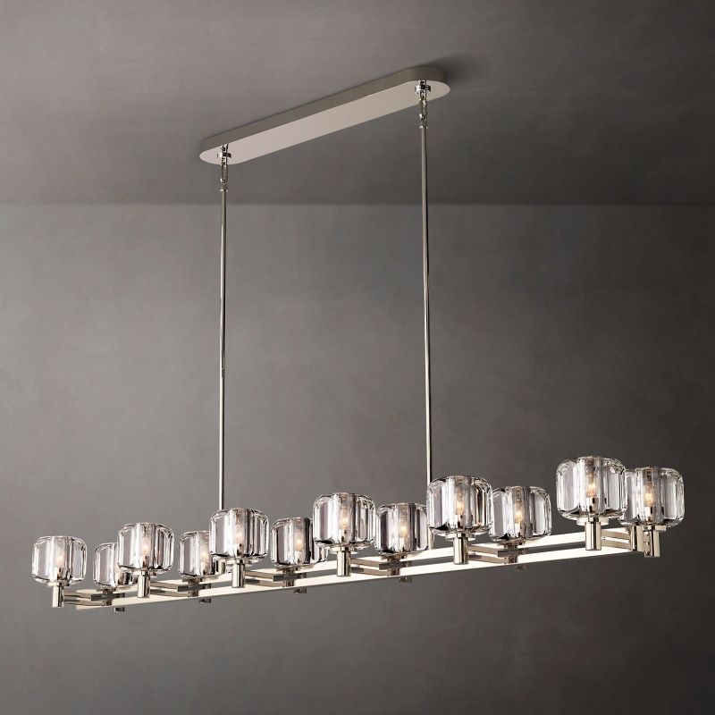 Gindy Crystal Linear Chandelier