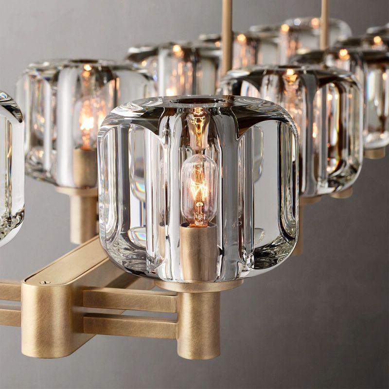 Gindy Crystal Linear Chandelier