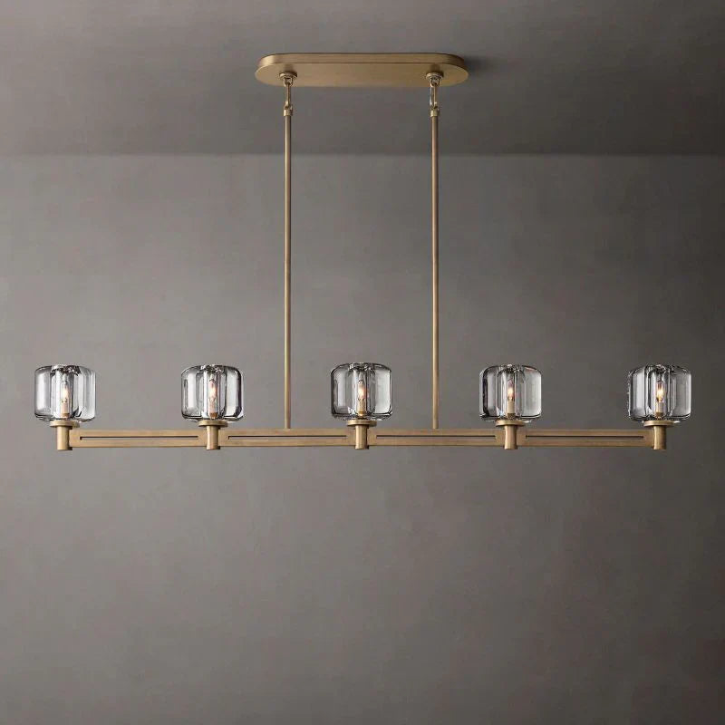 Gindy Crystal Linear Chandelier