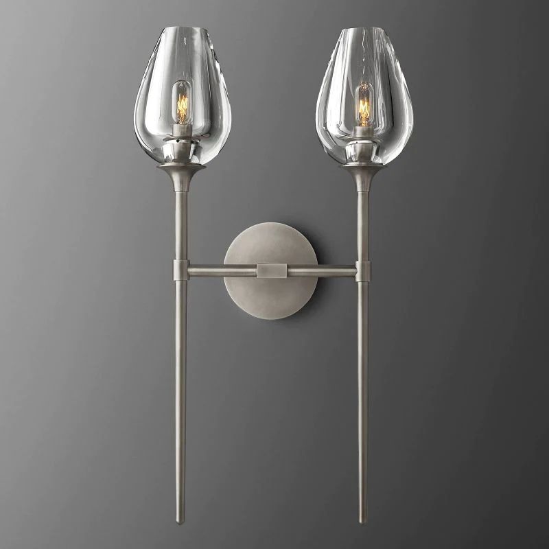 Tulip Glass Wall Sconce