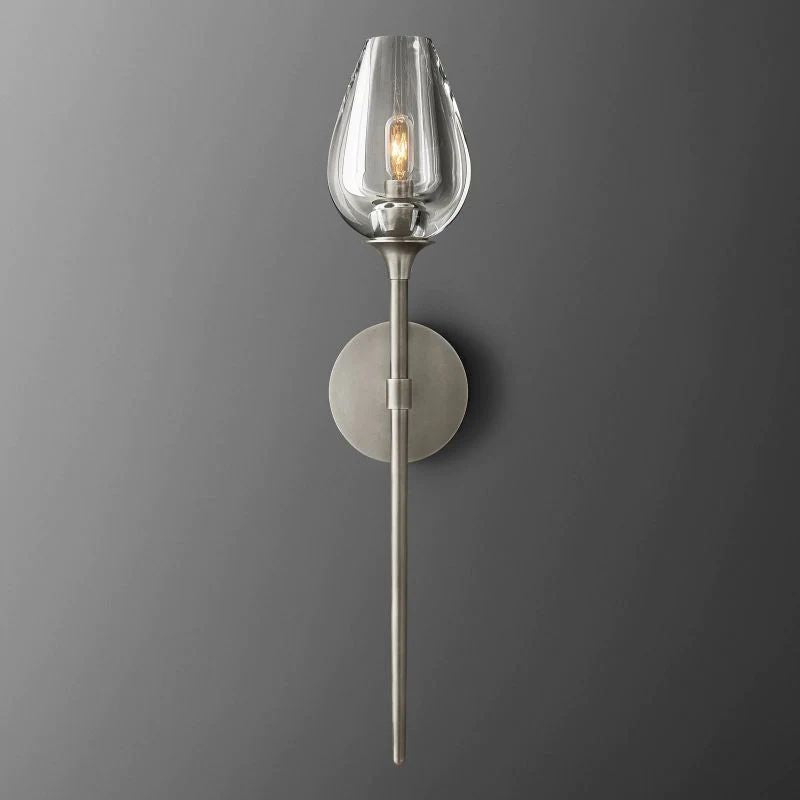 Tulip Glass Wall Sconce