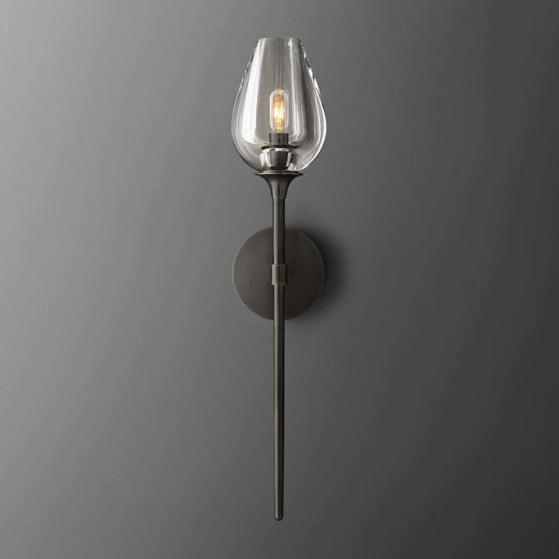 Tulip Glass Wall Sconce