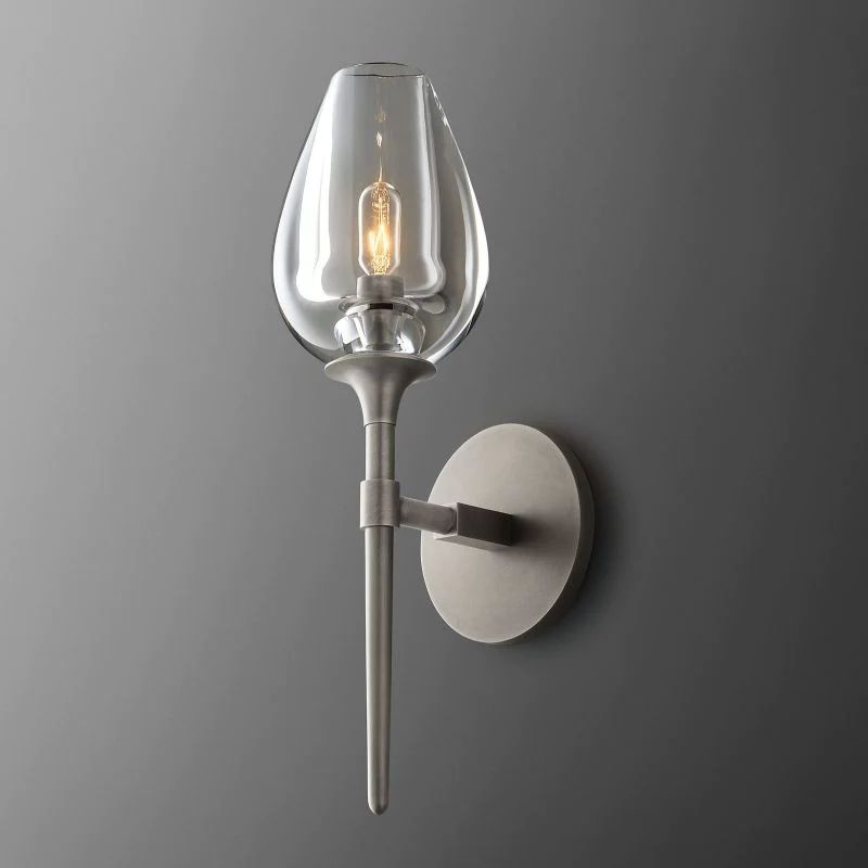 Tulip Glass Wall Sconce