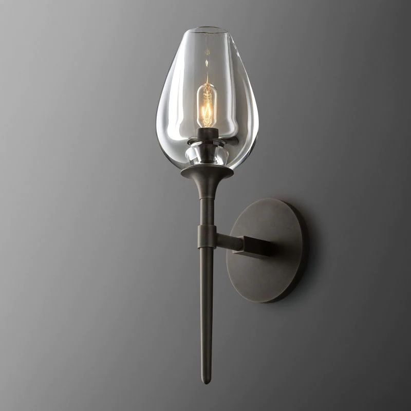 Tulip Glass Wall Sconce