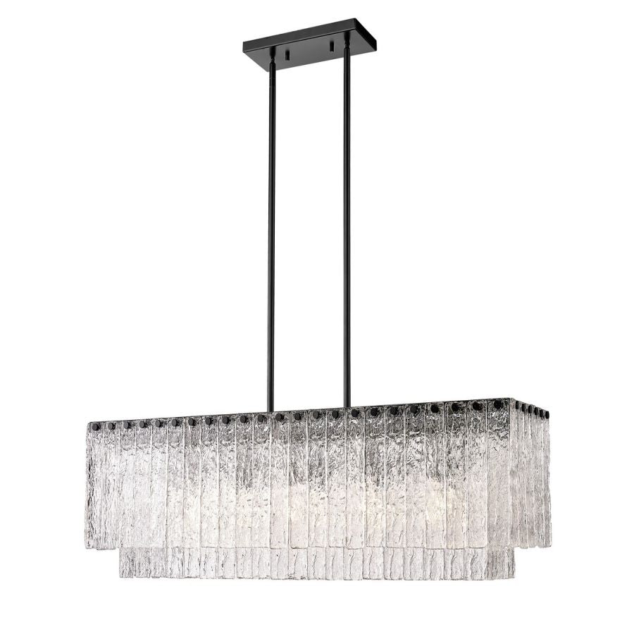 Verba Glass Linear Chandelier