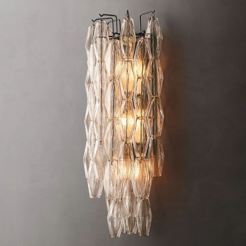 Vicky Clear Glass Wall Sconce