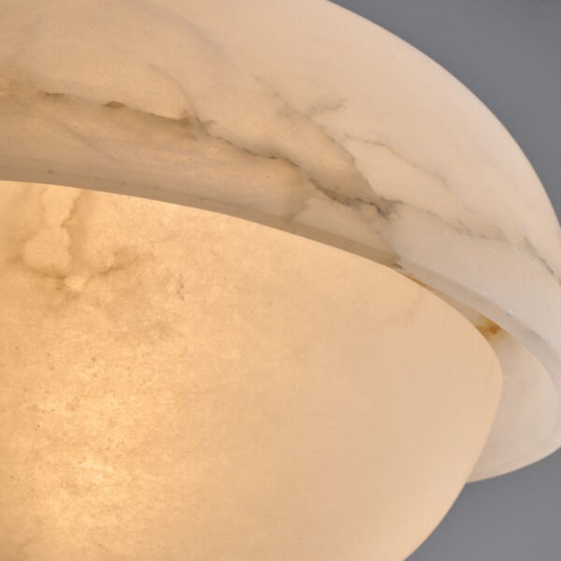 Volterra Alabaster LED Pendant 17”