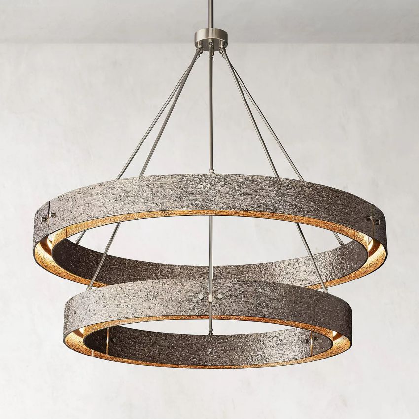 Baldr Two-Tier Round Chandelier 60"