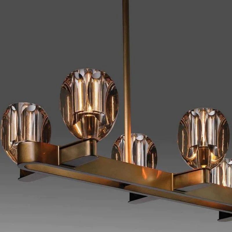 Xenia Contemporary 8-Lights Dining Chandelier