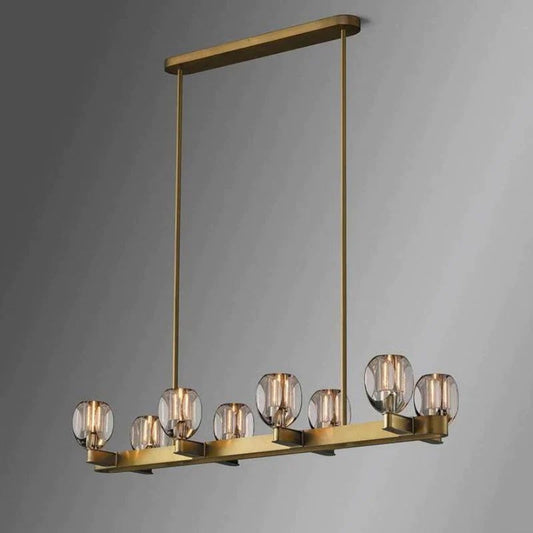 Xenia Contemporary 8-Lights Dining Chandelier