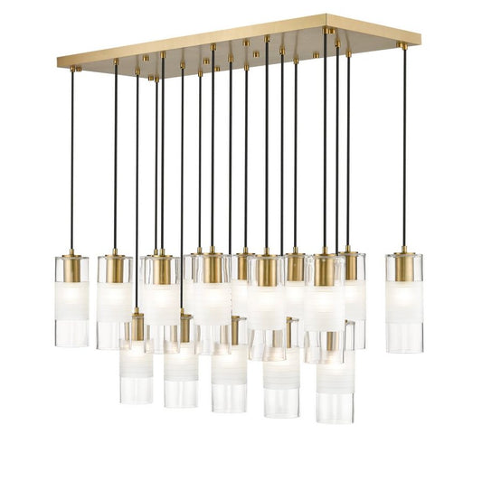 Zohar Glass Linear Chandelier