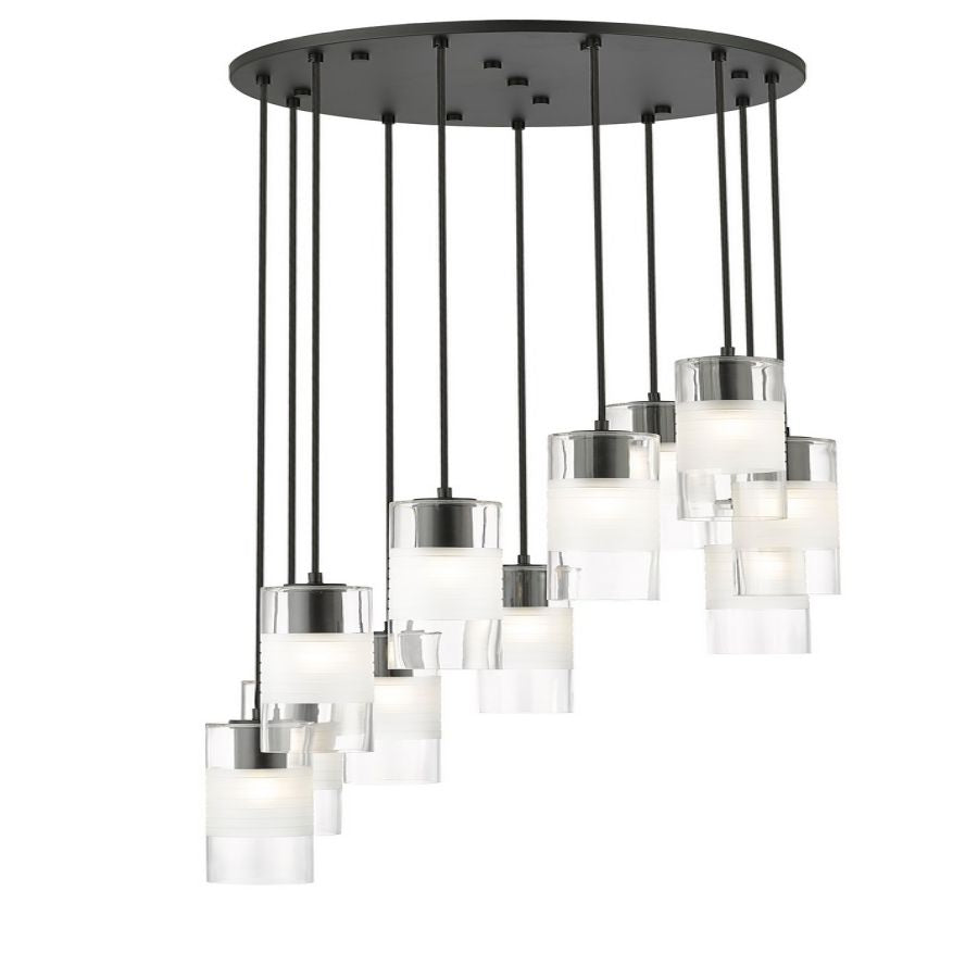 Zohar Glass Round Chandelier