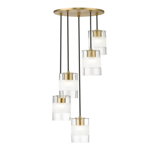 Zohar Glass Round Chandelier