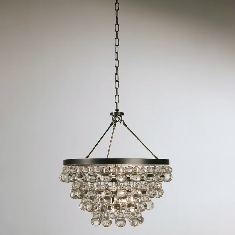 Abbe Waterdrop Round Chandelier 21"