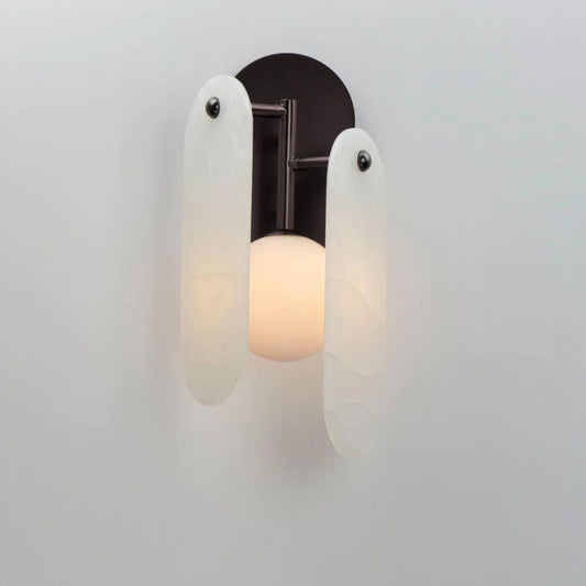 Studio M Alabaster Megalith Wall Sconce