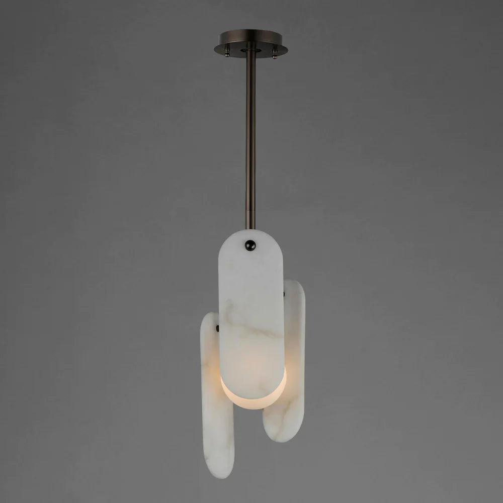 Studio M Alabaster Megalith Single Pendant