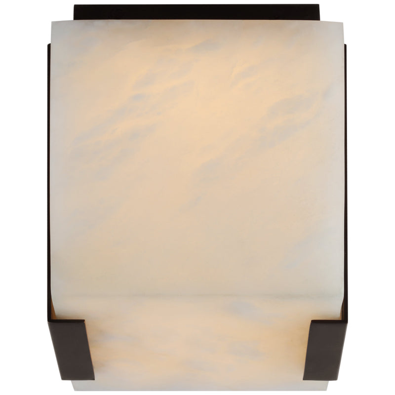 Kelly Wearstler Covet Tall Clip Solitaire Flush Mount with Alabaster