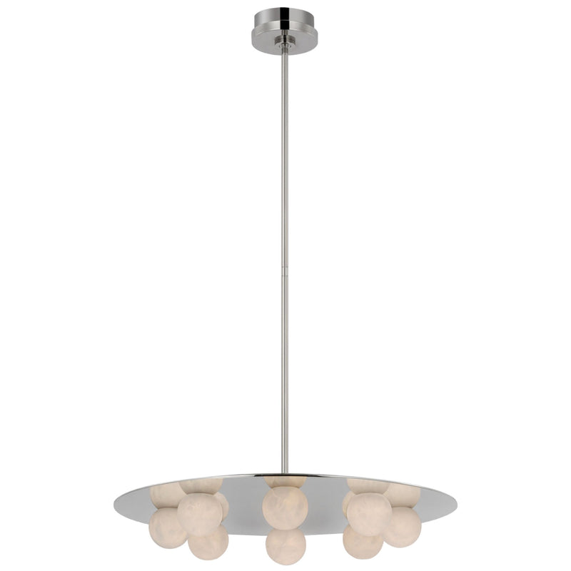 Kelly Wearstler Alabaster Pertica 24" Eight Light Chandelier