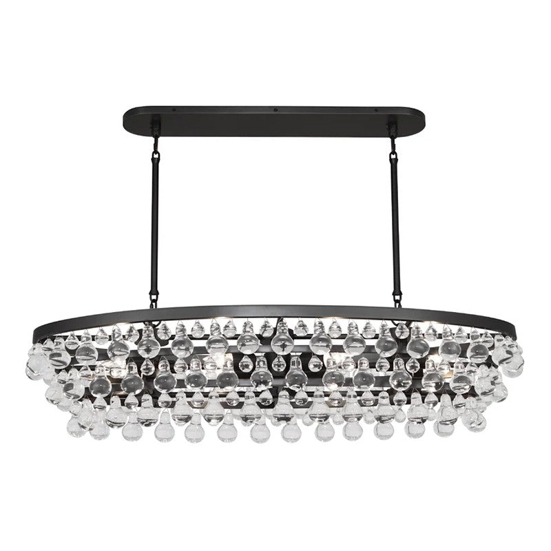 Abbe Waterdrop Oval Chandelier 43"